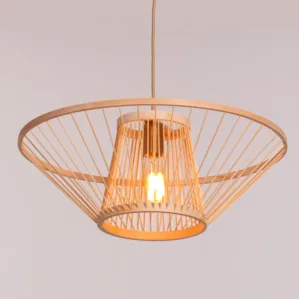 Oriental Aura Bamboo Pendant Light