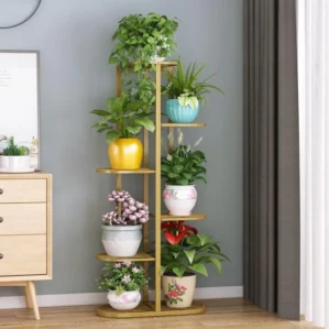 Metal Plant Stand for 7 Pots
