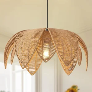 Artica Farmhouse Rattan Chandelier