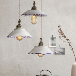 Vintage / Retro Ceramic Pendant Light